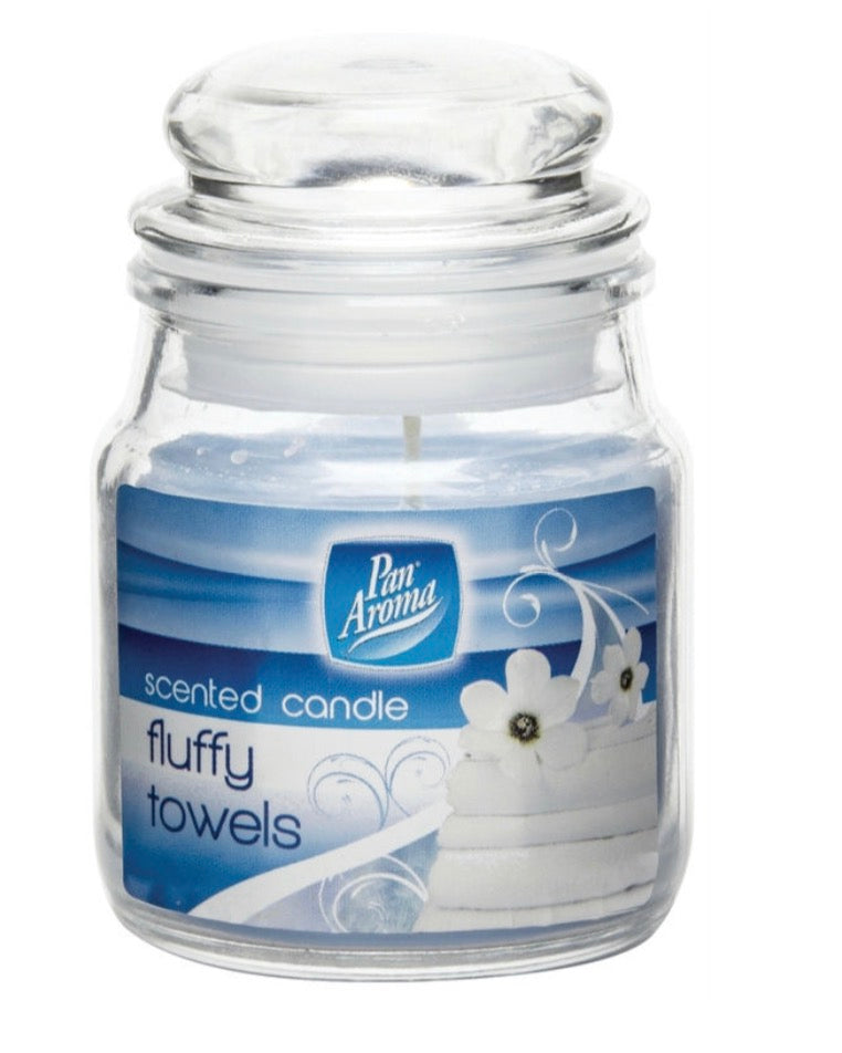 Pan aroma jar candle - fluffy towels