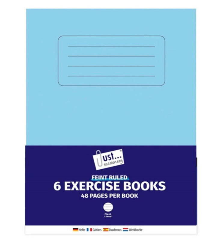 Exercise books 6 pack