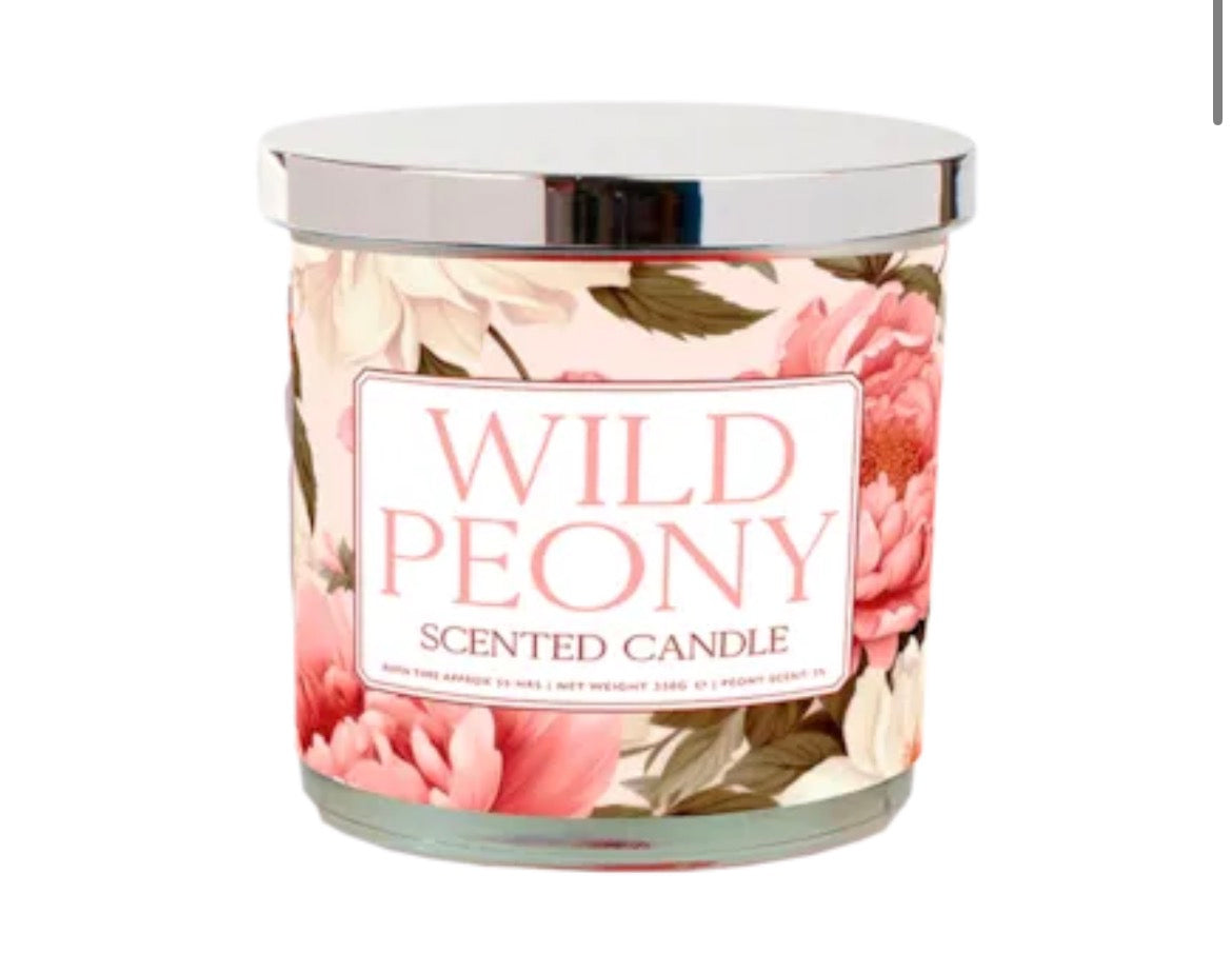 Wild peony candle