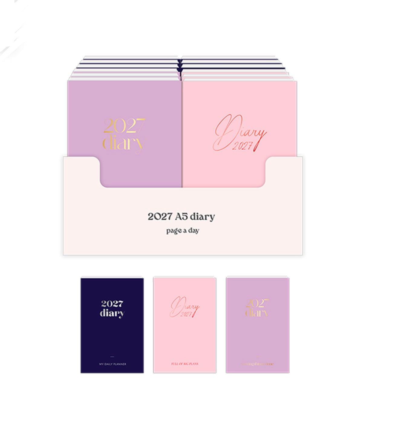 2027 A5 page a day diary