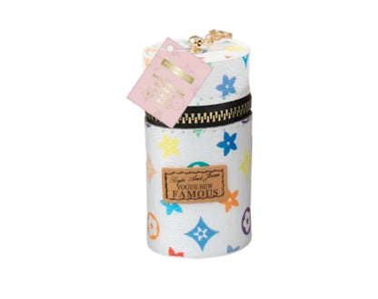 Luxury barrel purse keyring