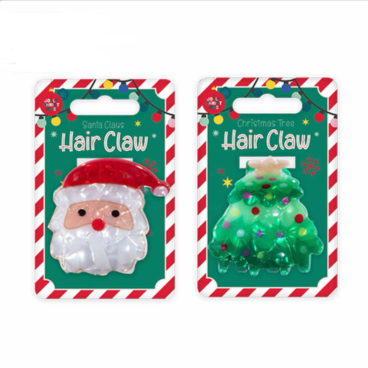 Christmas novelty hair claw clip