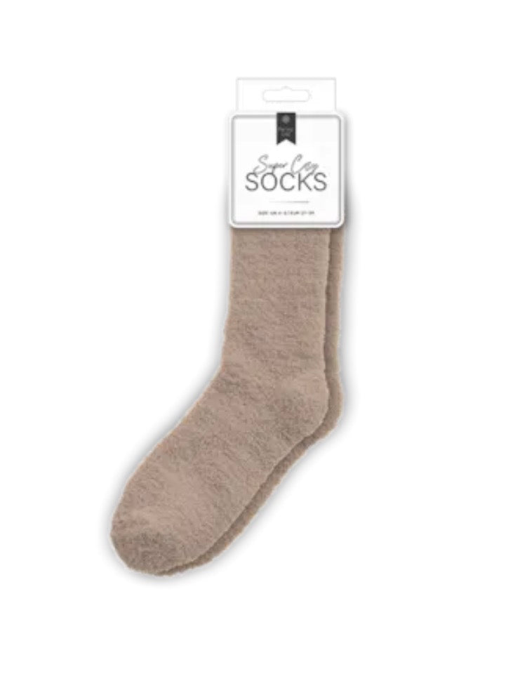 Ladies cosy plain socks