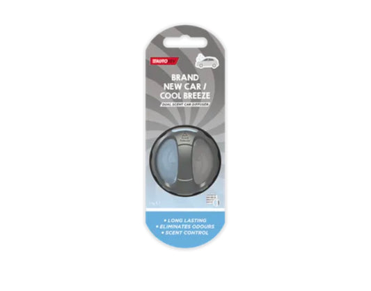 Car diffuser dual scent air freshener
