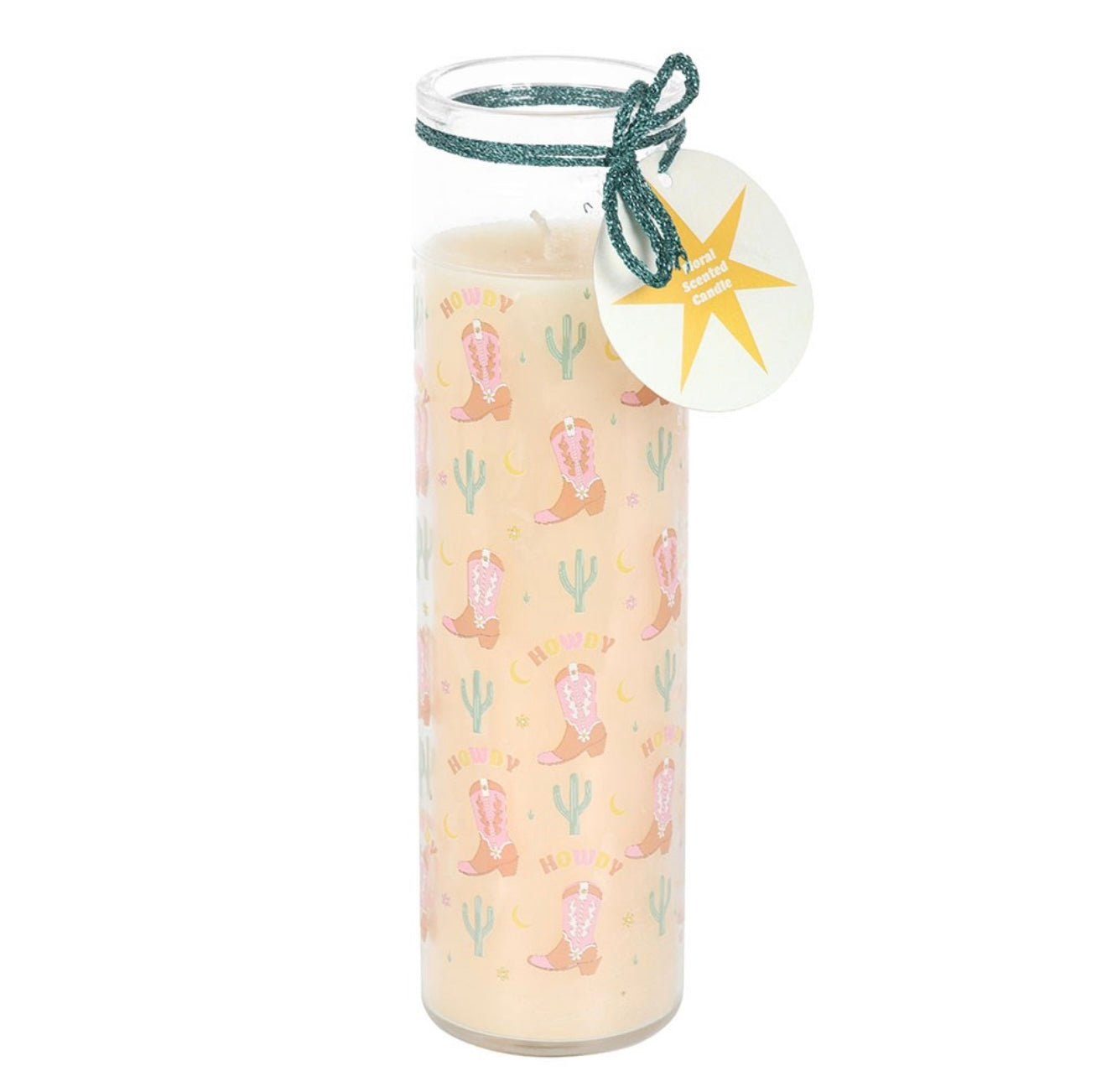 Tube candle - howdy cowboy