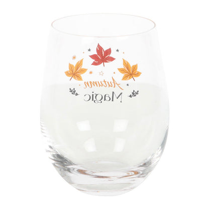 Autumn magic stemless glass