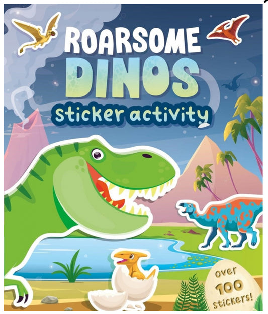 Roarsome dinos sticker activity