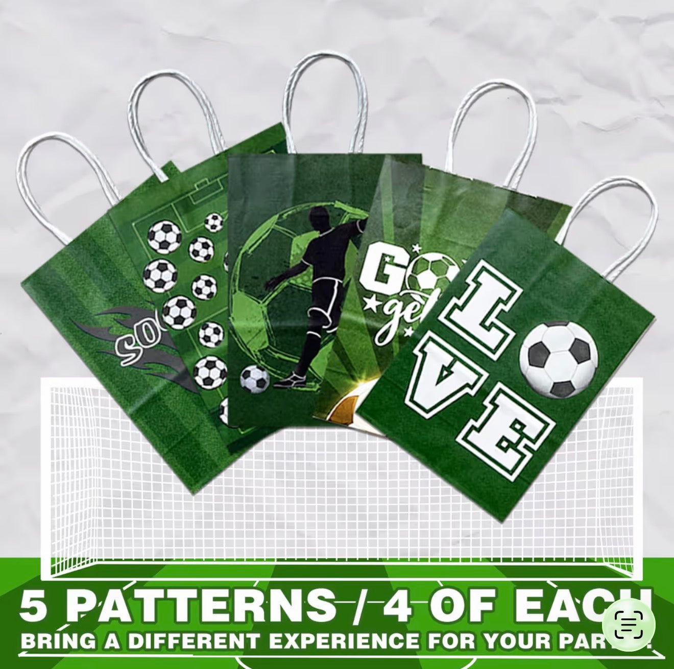 Football gift bag 20 pack