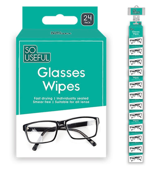 Glasses wipes
