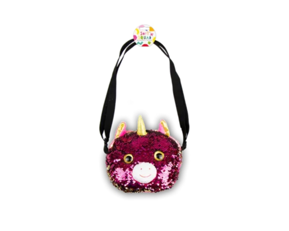 Sequin plush bag
