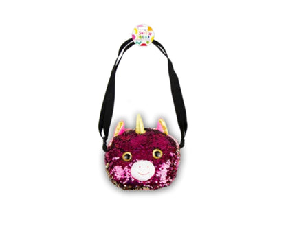 Sequin plush bag
