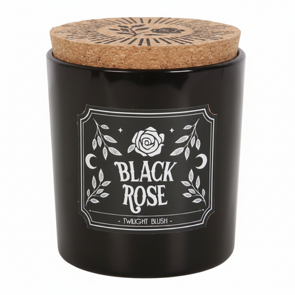 Black rose twilight blush candle