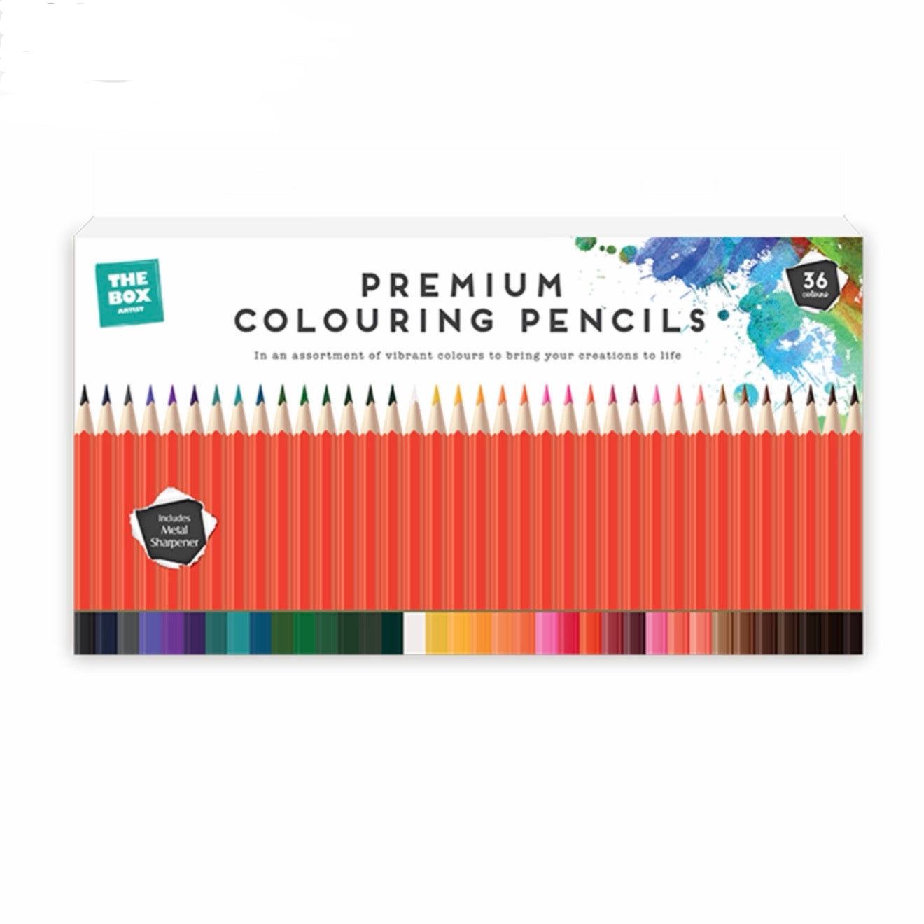 Colouring pencils with sharpener 36 pack