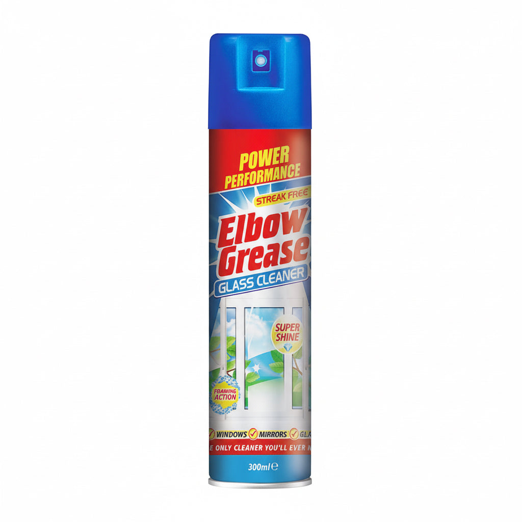 Elbow Grease foaming glass cleaner