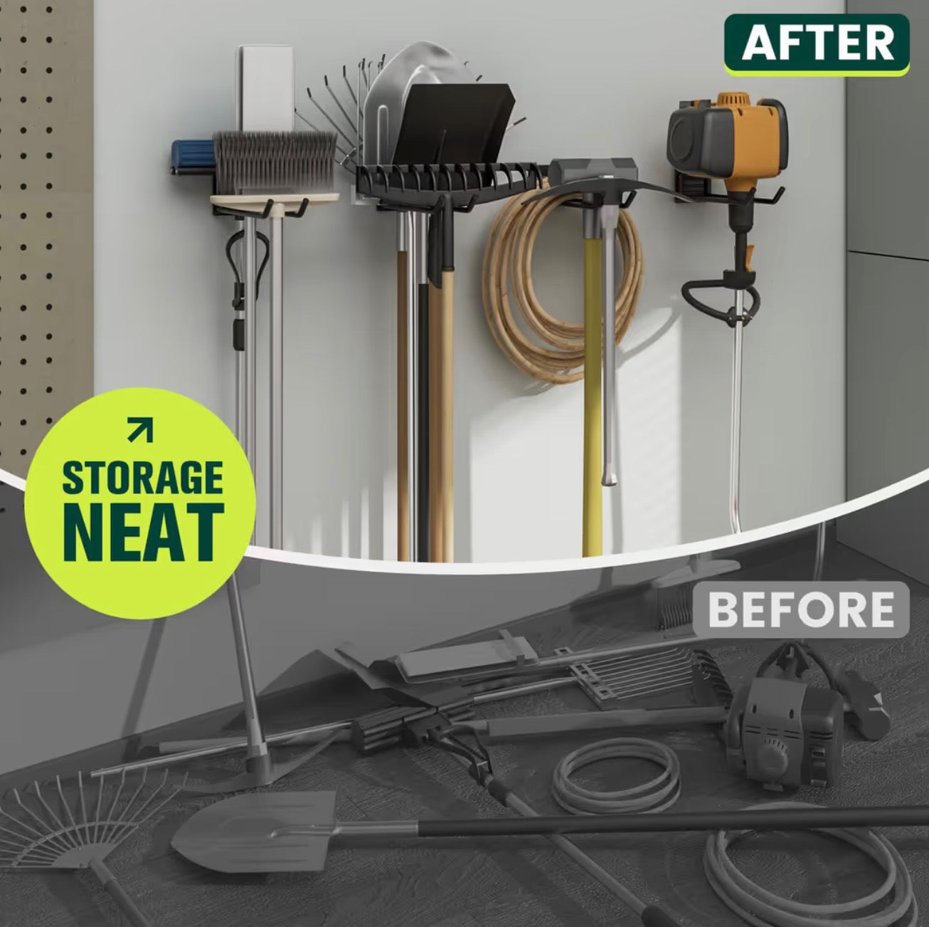 Heavy duty garage storage hooks 4 pack.