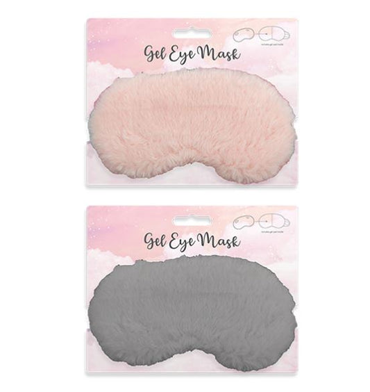 Plush gel eye mask