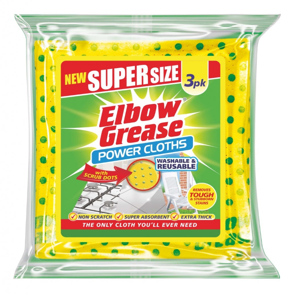 Elbow grease supersize cloths 3 pack