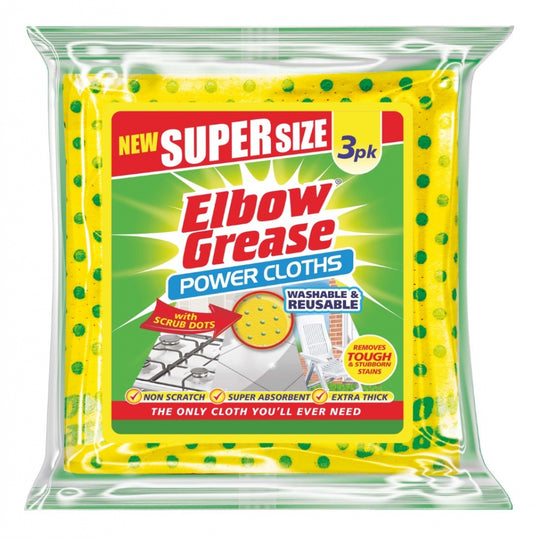 Elbow grease supersize cloths 3 pack