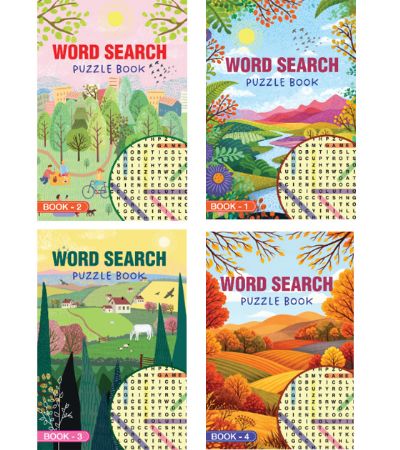 A5 word search puzzle book