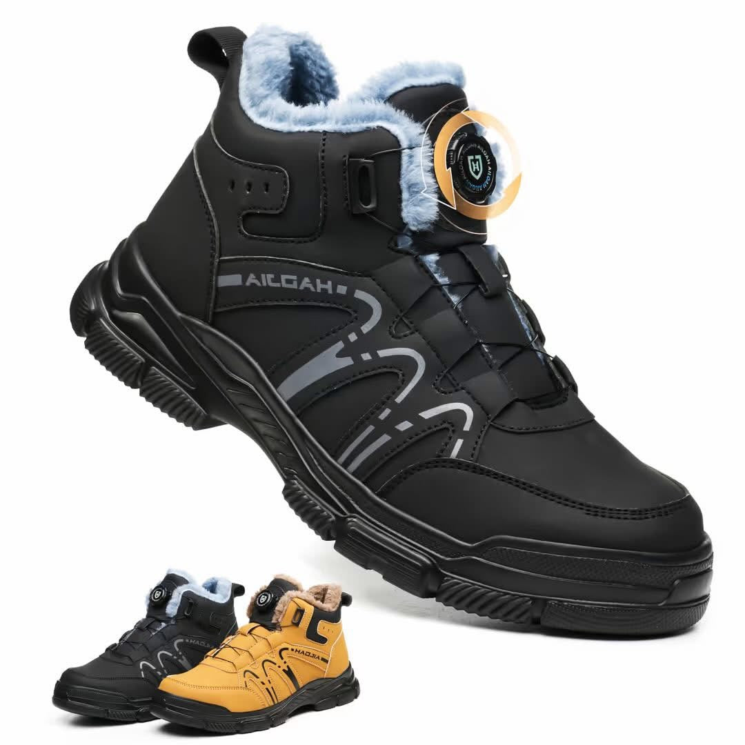 Steel toe safety boots - thermal, waterproof & slip resistant