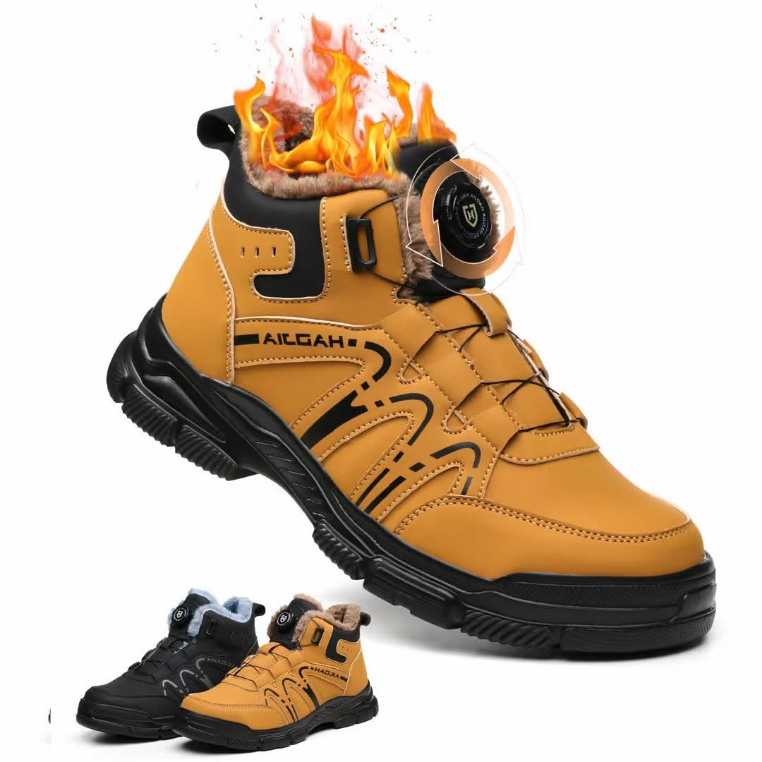 Steel toe safety boots - thermal, waterproof & slip resistant