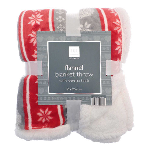Nordic design sherpa throw
