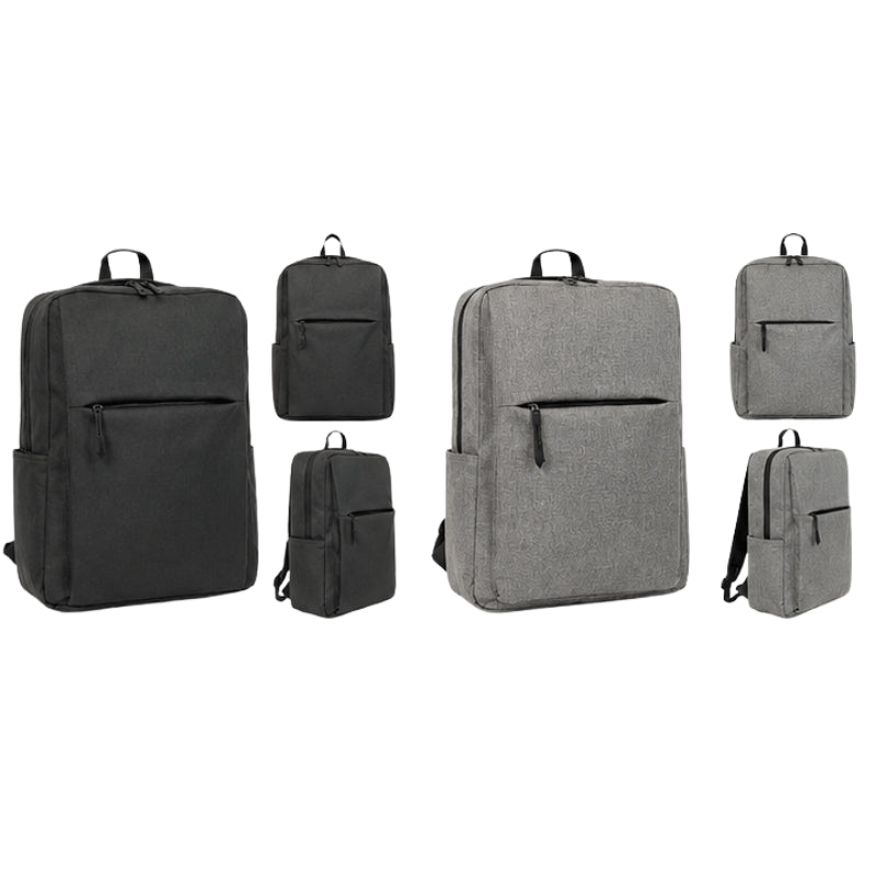 Multi compartment padded backpack.