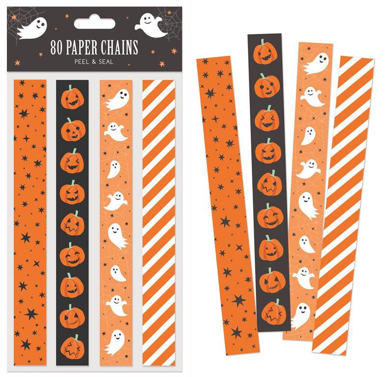 Halloween paper chains
