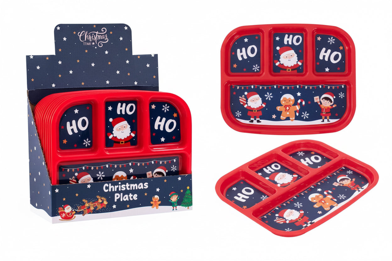 Kids 4 section plate.