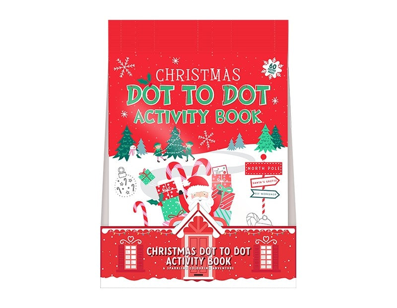 Christmas dot-to-dot activity book.