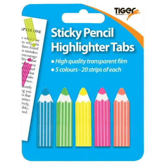 Sticky tabs - pencils