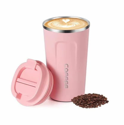 Insulated travel mug 510ml - pink