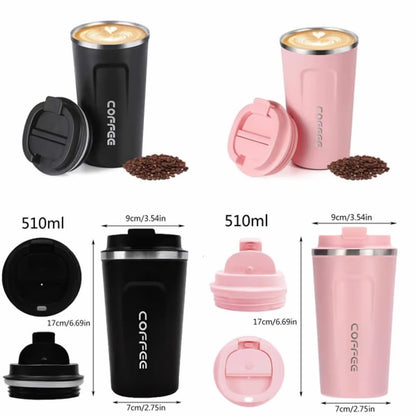 Insulated travel mug 510ml - pink