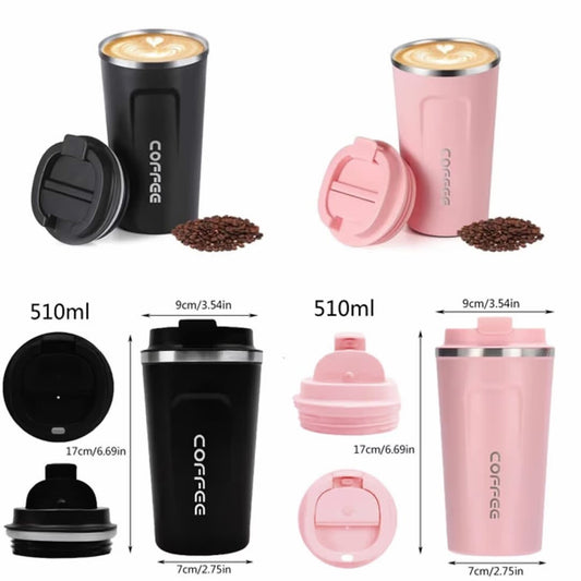 Insulated travel mug 510ml - pink