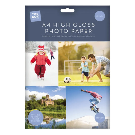 A4 high gloss photo paper - 10 pack