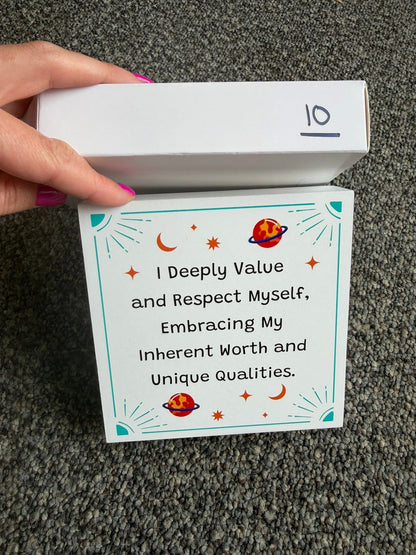 Wooden box sign - inspirational & decorative shelf plaque