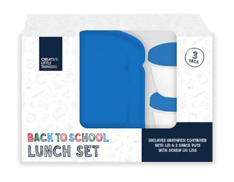 Back to school lunch set