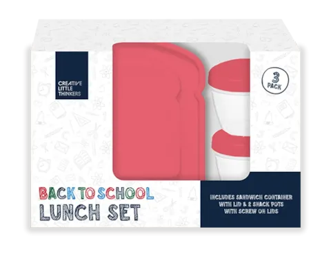 Back to school lunch set