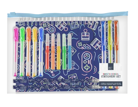 Boys stationery set 18 piece