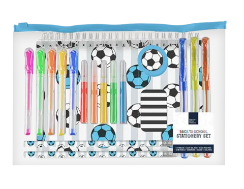 Boys stationery set 18 piece