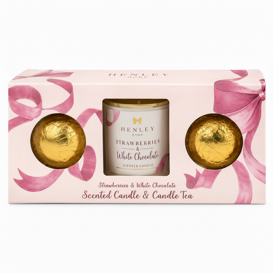 Serene Moments relaxing bath & candle trio