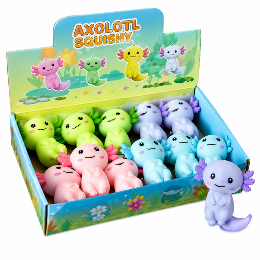 Squeezy axolotl 11cm.