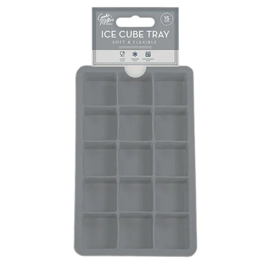 Silicone ice cube tray