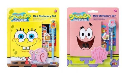 SpongeBob mini stationery set