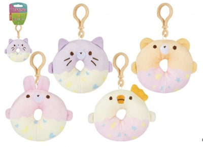 Kawaii donut animal clip on 8cm