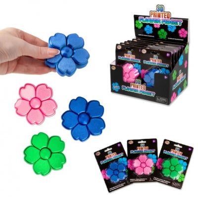 3D printed flower fidget toy