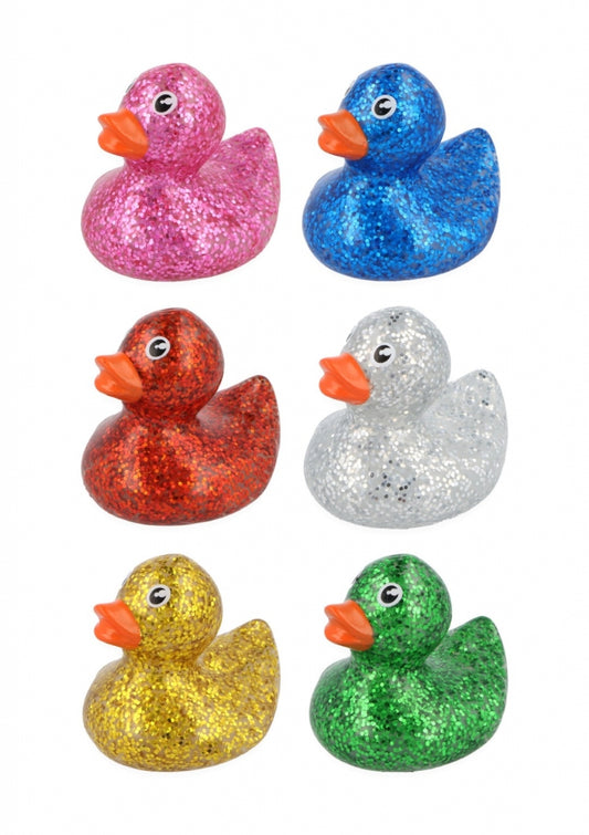 Mini glitter rubber duck