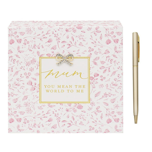 Mum you mean the world to me memo pad