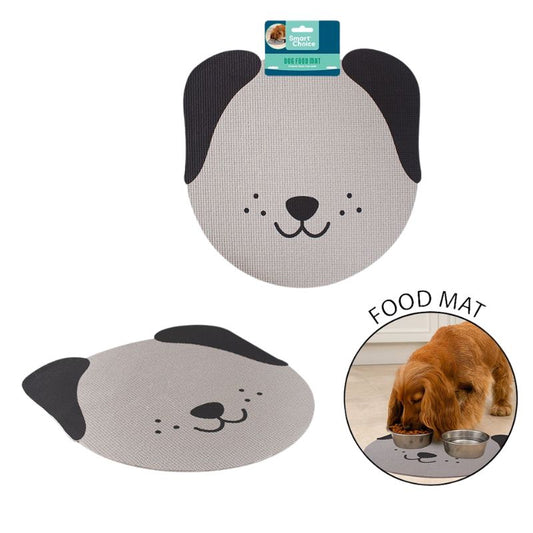Anti slip pet food mat - dog