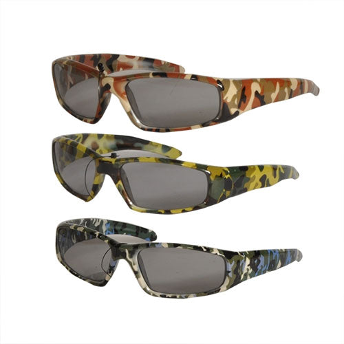 Boys camo print frame sunglasses